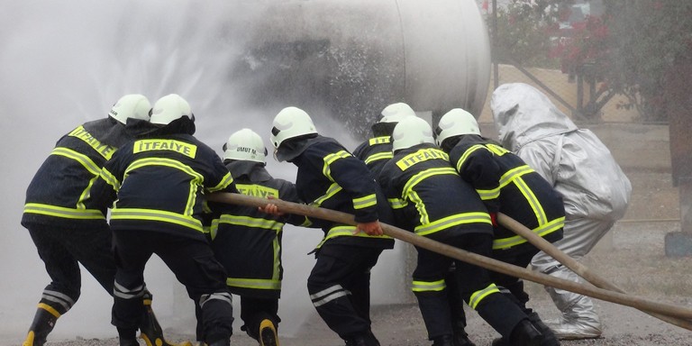LPG training and fire drill with Civil Defence Organization and Fire Authority